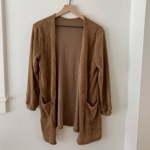 NWOT Tan Cardigan
